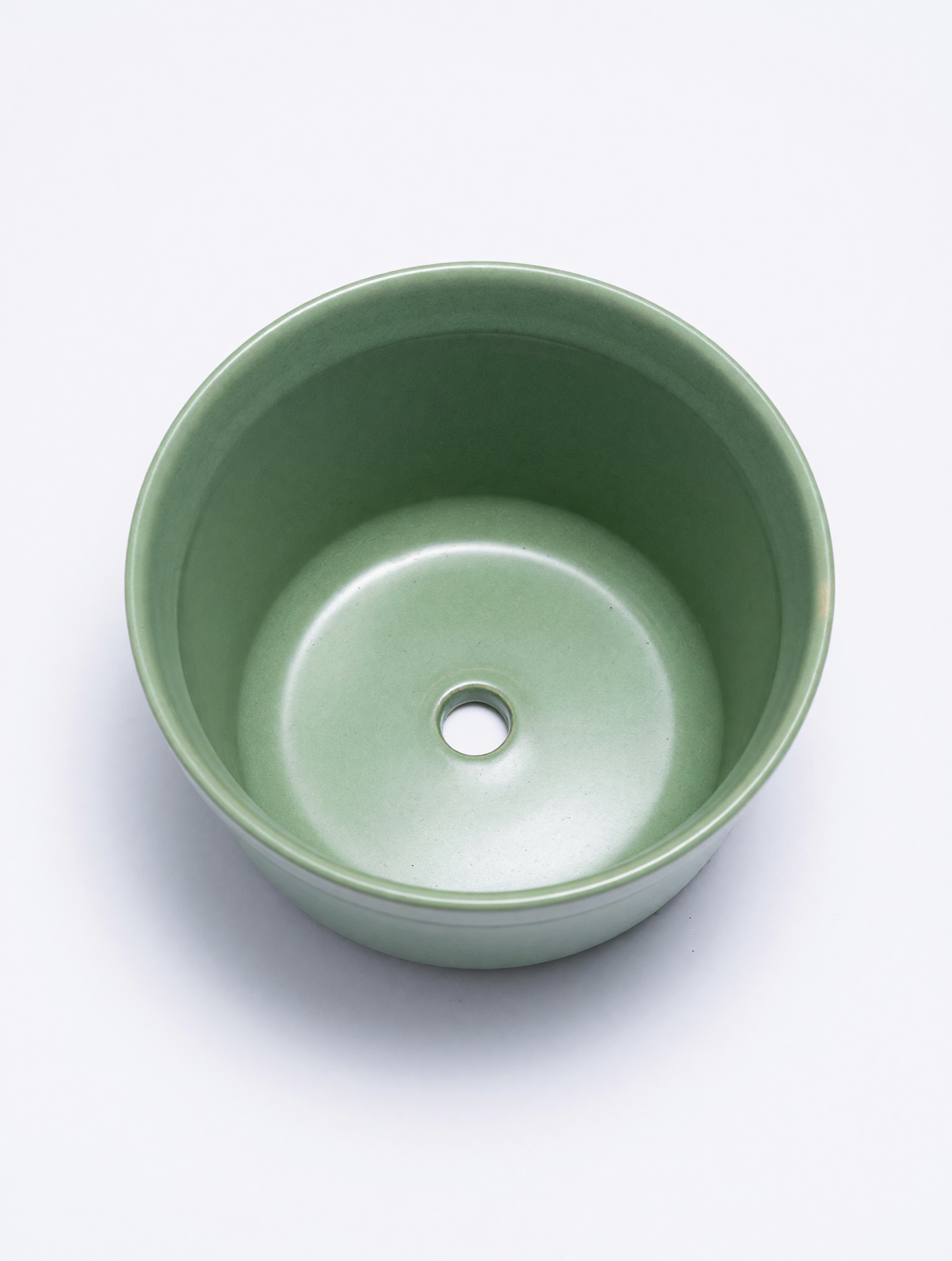 כד קרמיקה ירוק חלק — 2