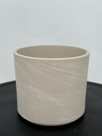 כד טרקוטה אפור קוטר 13 ס״מ