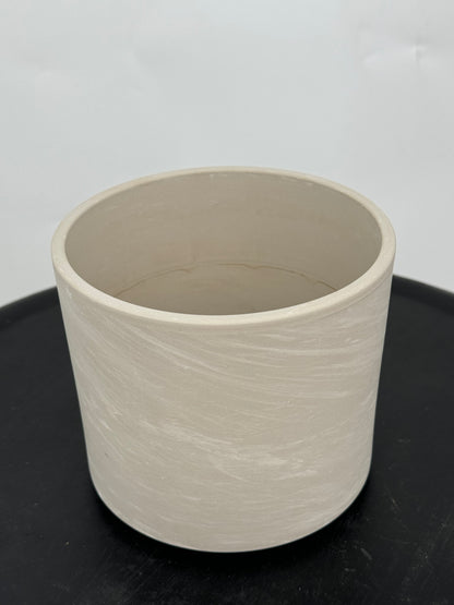 כד טרקוטה אפור קוטר 13 ס״מ