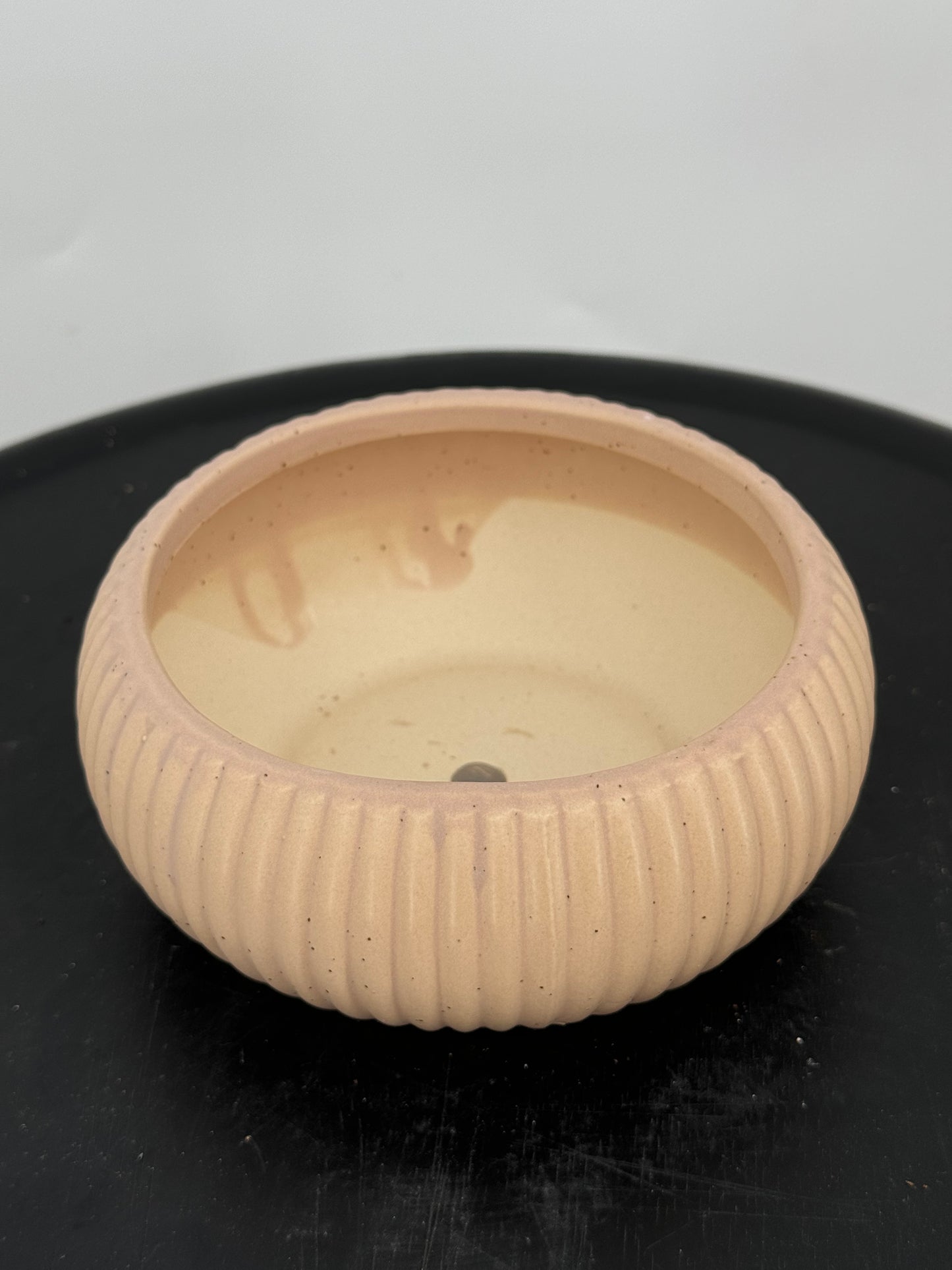 כד קקטוסים מעוצב ורוד קוטר 14 ס״מ