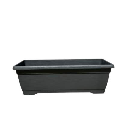 אדנית מעוצבת דמוי עץ רוחב 50 - רוטין (ירוק במרפסת לשעבר)