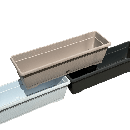 אדנית מעוצבת דמוי עץ רוחב 60 - רוטין (ירוק במרפסת לשעבר)