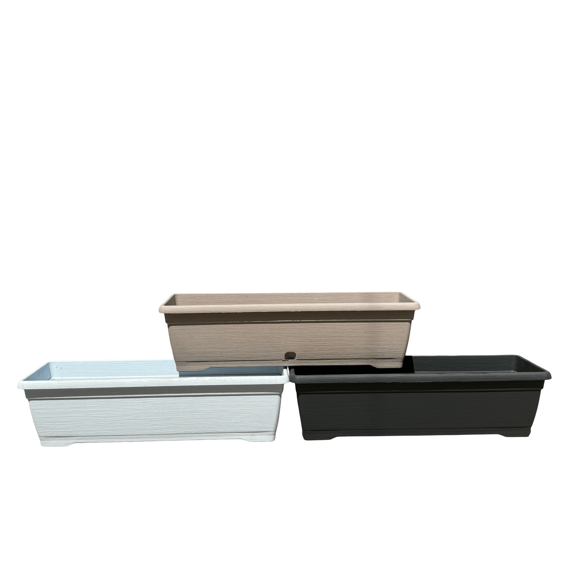 אדנית מעוצבת דמוי עץ רוחב 60 - רוטין (ירוק במרפסת לשעבר)