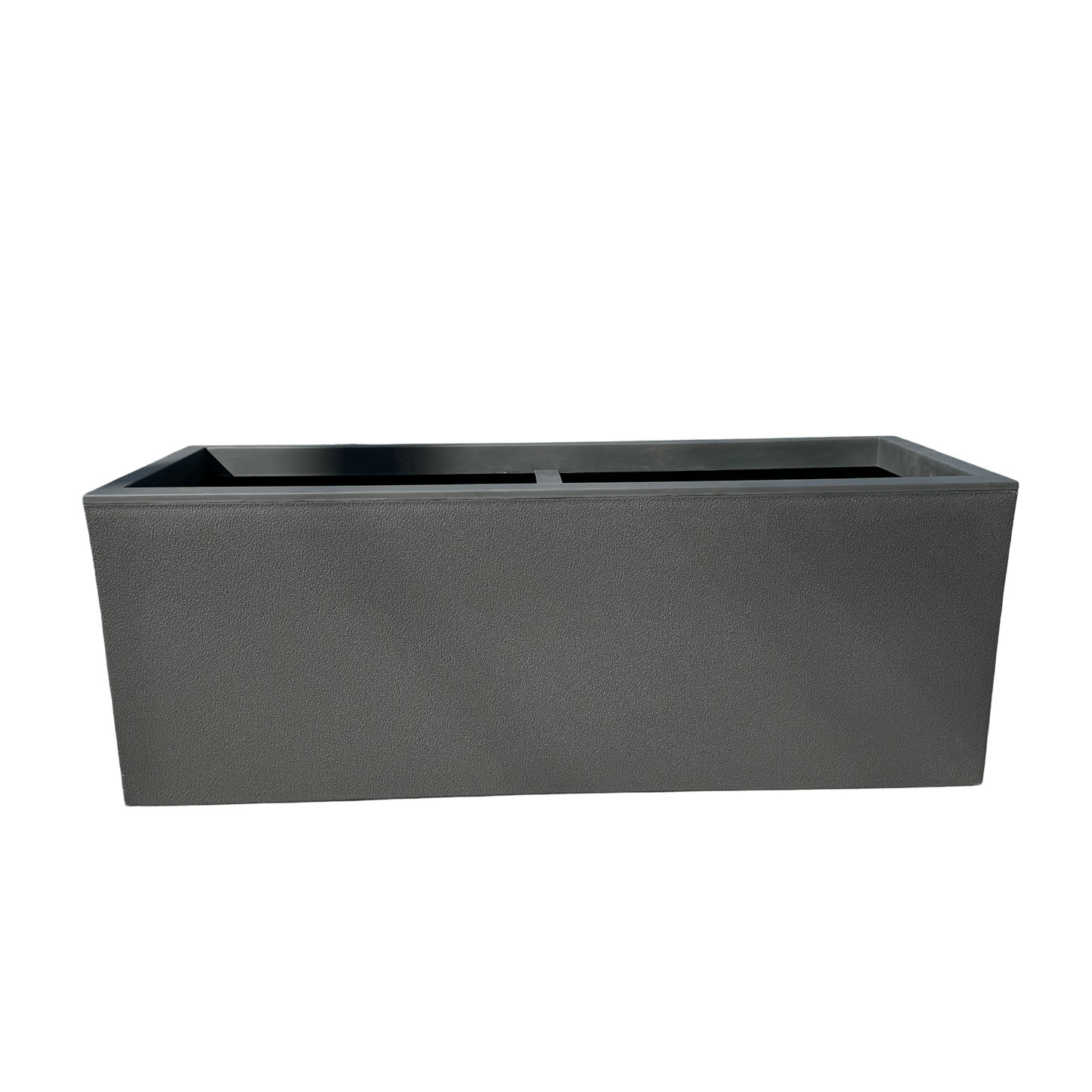 אדנית צרפתית בצבע בטון 80 ס׳׳מ - רוטין (ירוק במרפסת לשעבר)