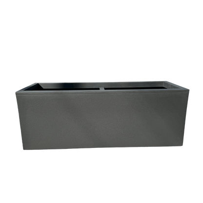 אדנית צרפתית בצבע בטון 80 ס׳׳מ - רוטין (ירוק במרפסת לשעבר)