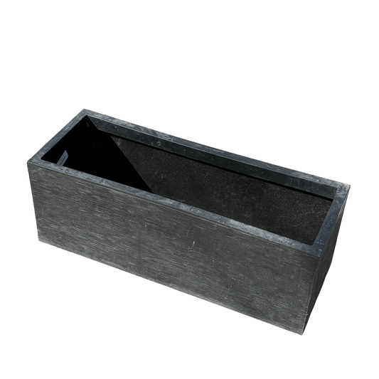 אדנית צרפתית בצבע שחור פסים 80 ס׳׳מ - רוטין (ירוק במרפסת לשעבר)