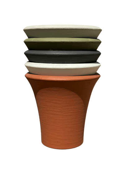 כד בגימור יוקרתי, קוטר 35, במגוון צבעים - רוטין (ירוק במרפסת לשעבר)