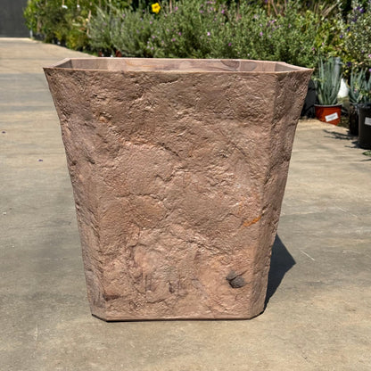 כד דמוי אבן יוקרתי במגוון גוונים 37x37 - רוטין (ירוק במרפסת לשעבר)