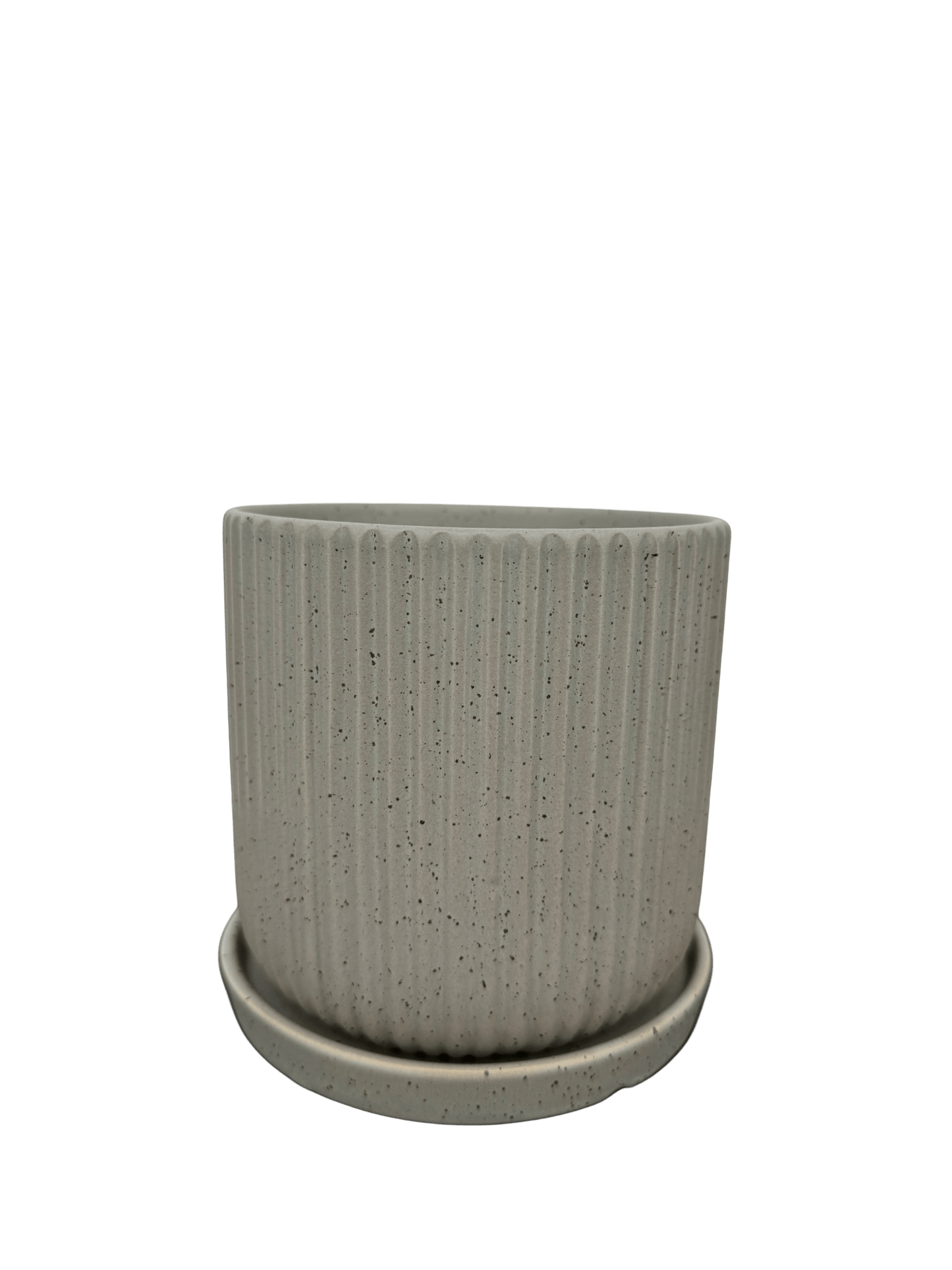 כד פסים אפור 13 ס״מ - רוטין (ירוק במרפסת לשעבר)