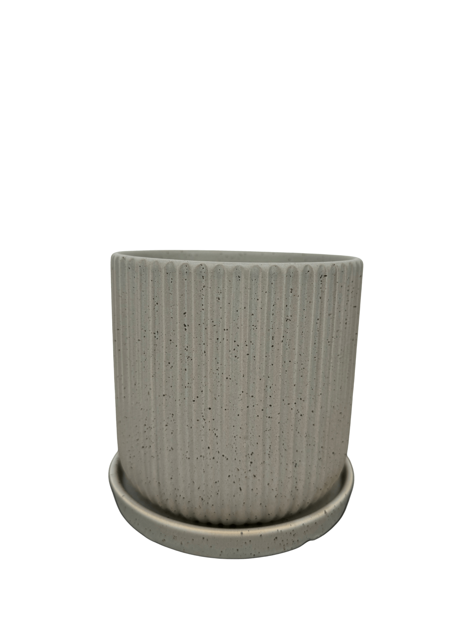 כד פסים אפור 13 ס״מ - רוטין (ירוק במרפסת לשעבר)