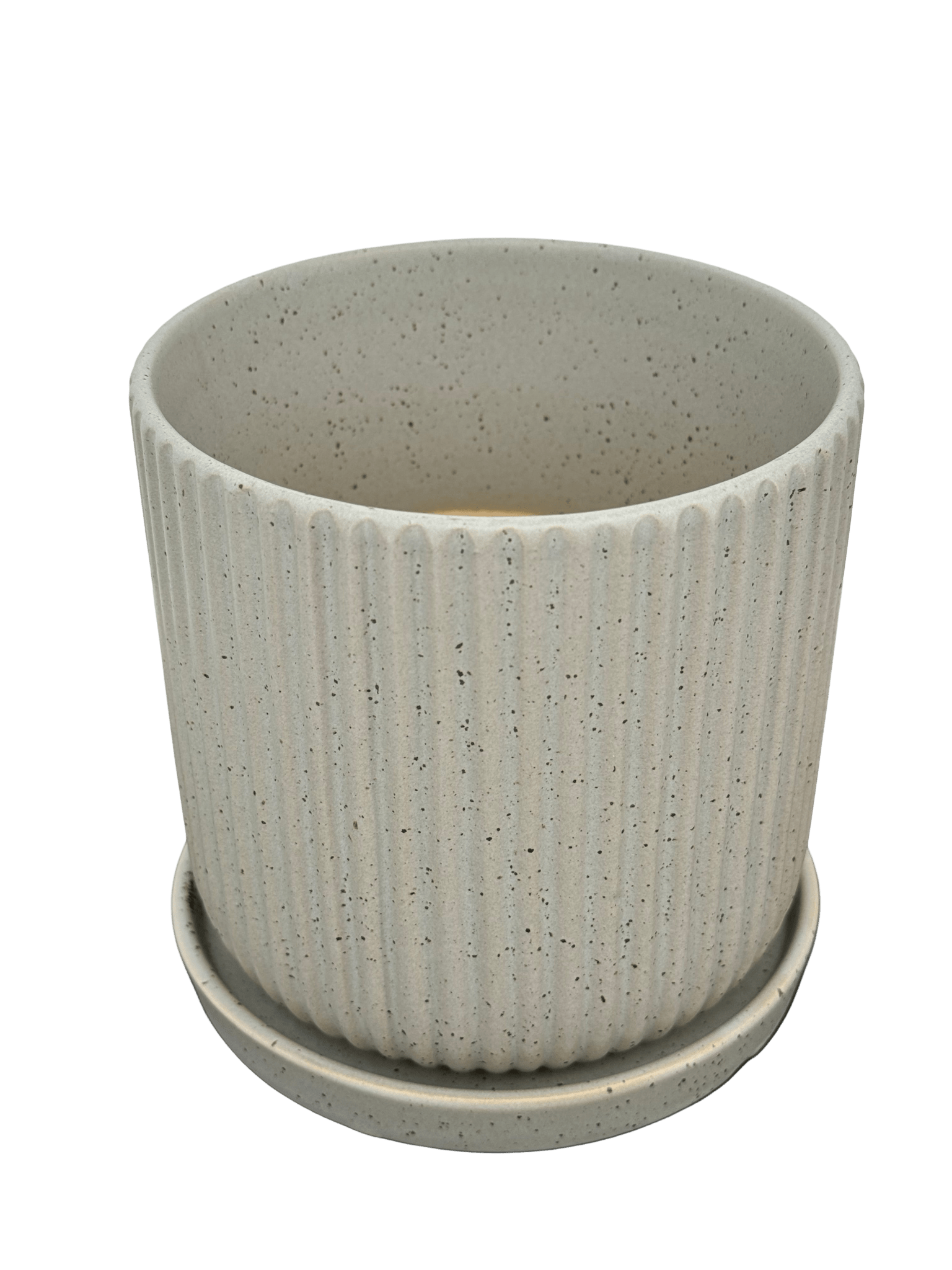 כד פסים אפור 13 ס״מ - רוטין (ירוק במרפסת לשעבר)