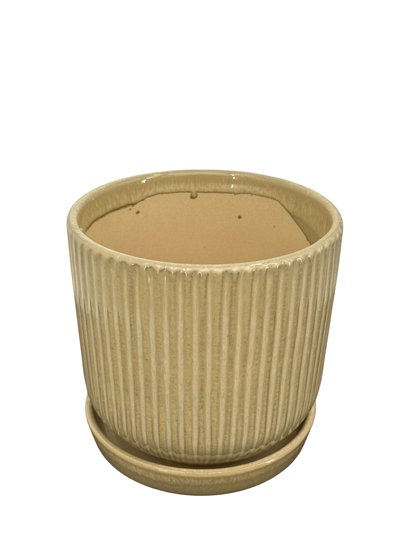 כד פסים ירוק קוטר 13 ס״מ - רוטין (ירוק במרפסת לשעבר)