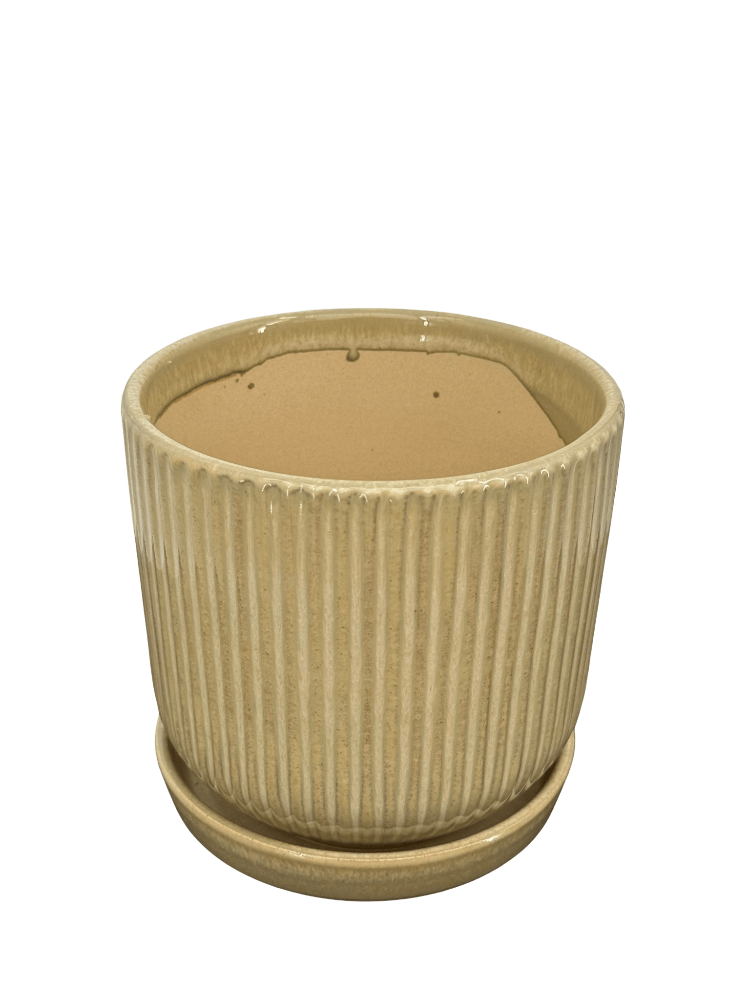 כד פסים ירוק קוטר 13 ס״מ - רוטין (ירוק במרפסת לשעבר)