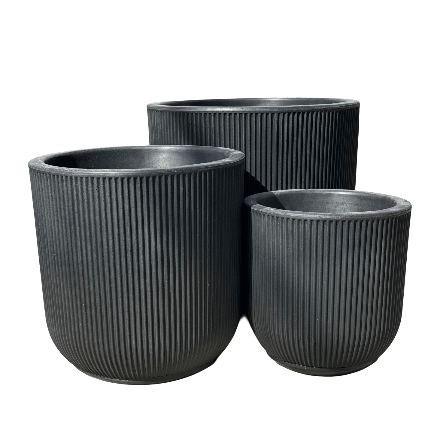 כד פסים יוקרתי 3 גדלים - רוטין (ירוק במרפסת לשעבר)