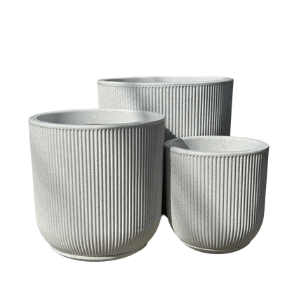 כד פסים יוקרתי 3 גדלים - רוטין (ירוק במרפסת לשעבר)