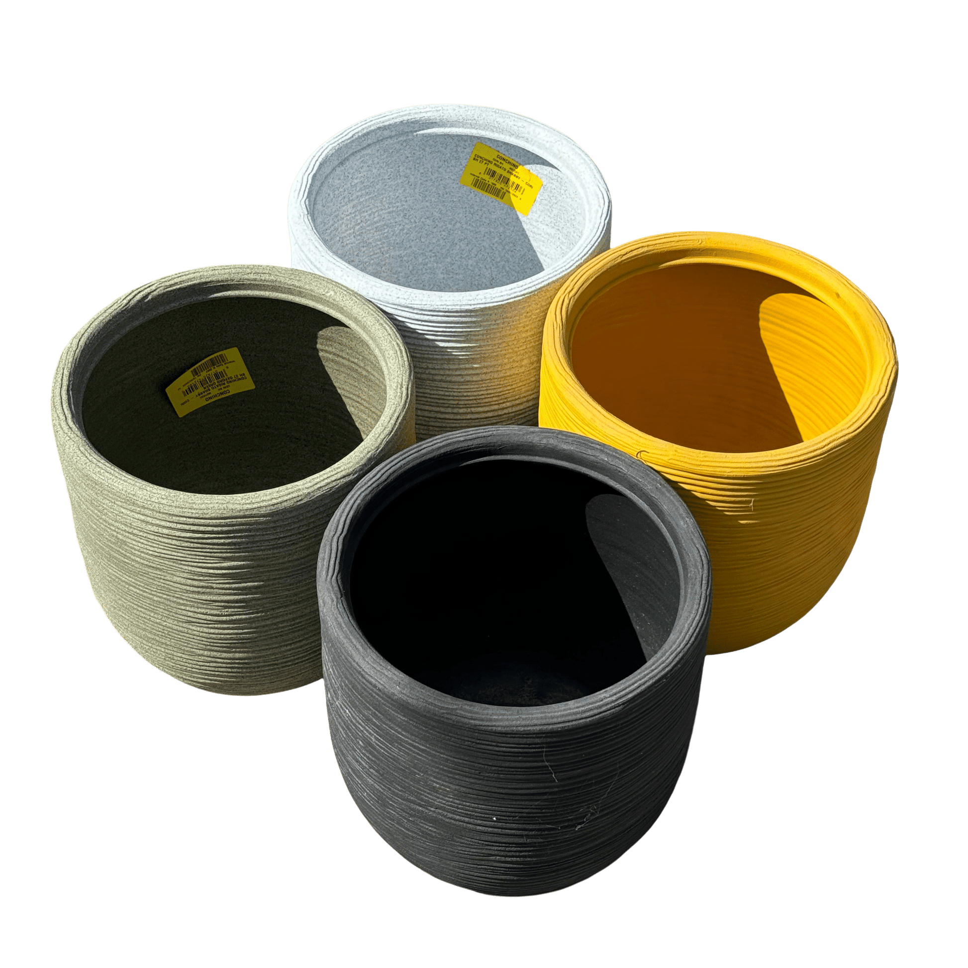 כד פסים יוקרתי במגוון צבעים 27x27 - רוטין (ירוק במרפסת לשעבר)