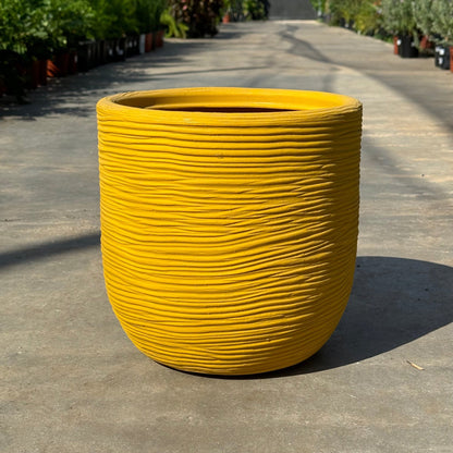 כד פסים יוקרתי במגוון צבעים 27x27 - רוטין (ירוק במרפסת לשעבר)