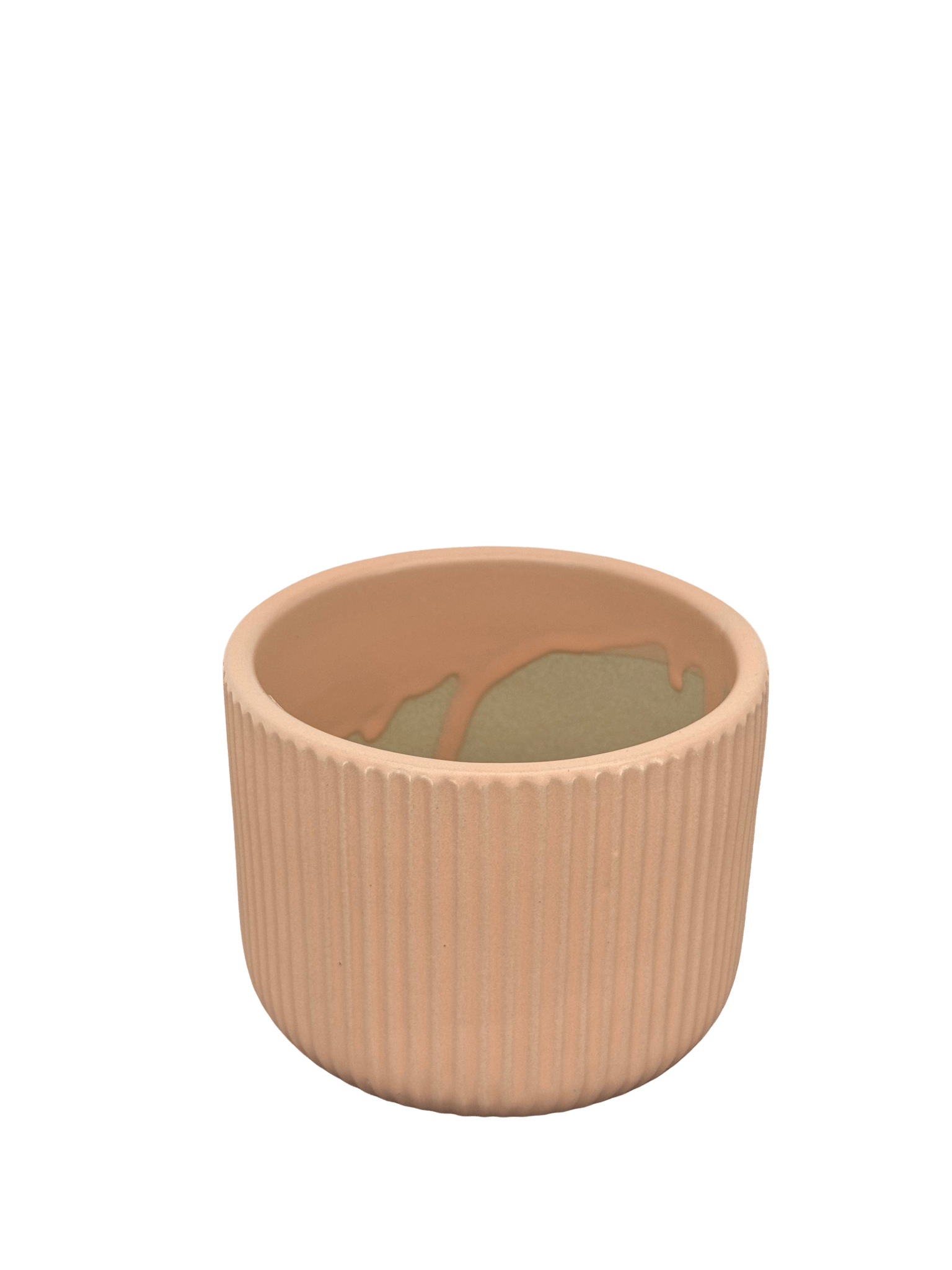 כד פסים ורוד לקקטוס - קוטר 9ס״מ - רוטין (ירוק במרפסת לשעבר)