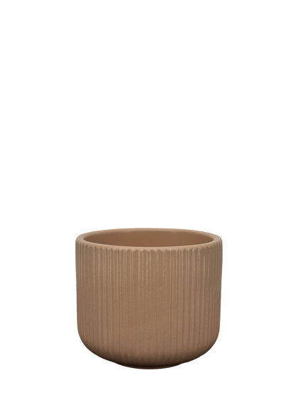 כד פסים ורוד לקקטוס - קוטר 9ס״מ - רוטין (ירוק במרפסת לשעבר)