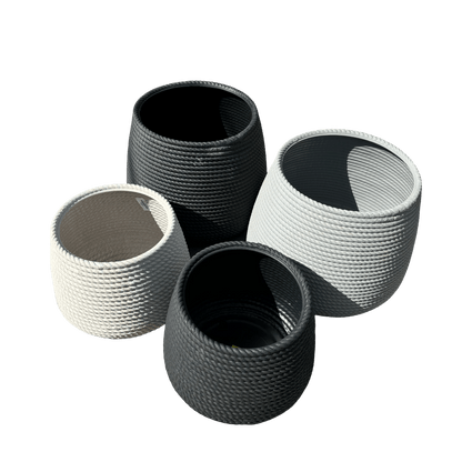 כד קונקורד מעוגל דקורטיבי במגוון גדלים - רוטין (ירוק במרפסת לשעבר)