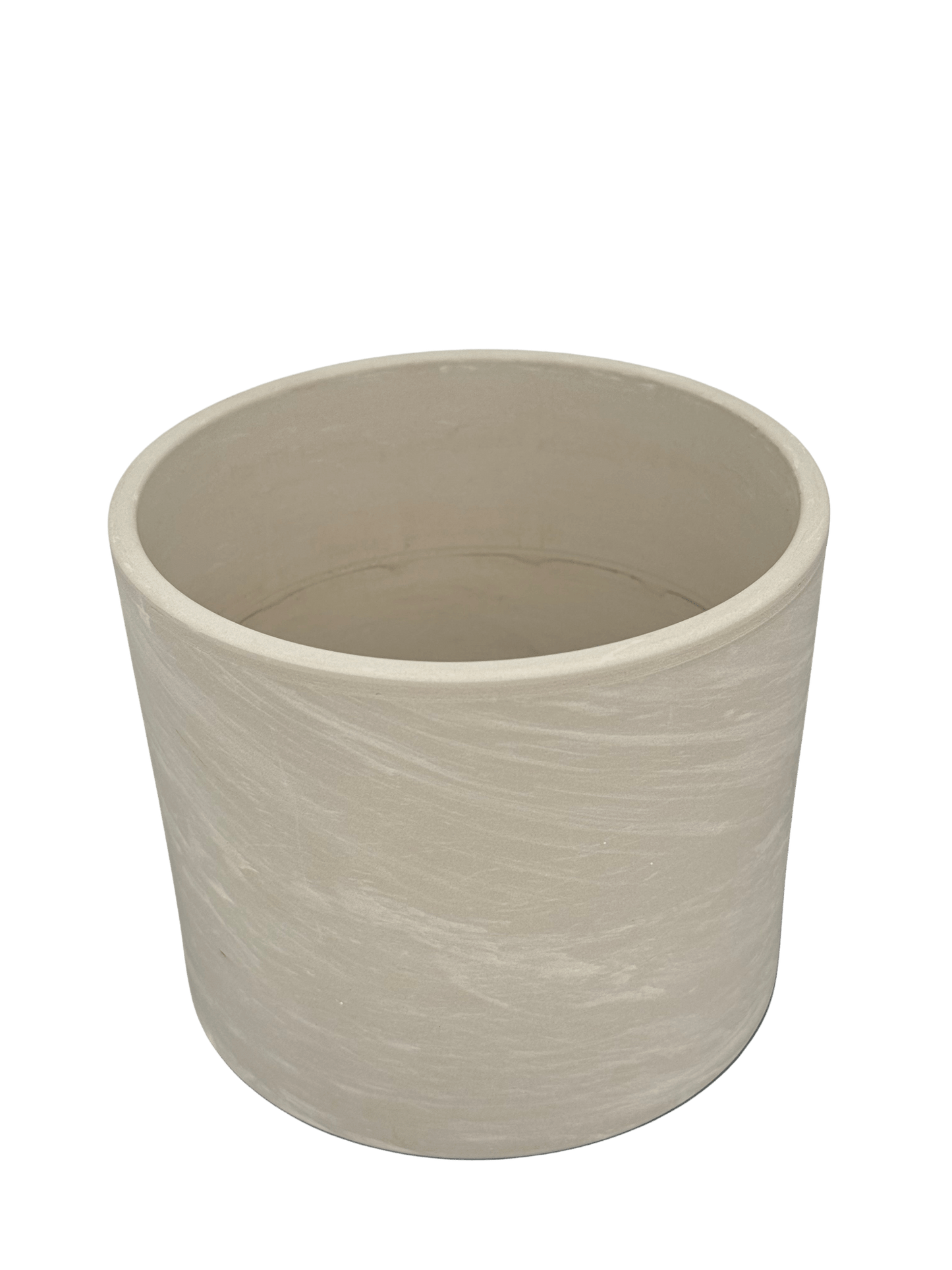 כד טרקוטה אפור קוטר 13 ס״מ - רוטין (ירוק במרפסת לשעבר)