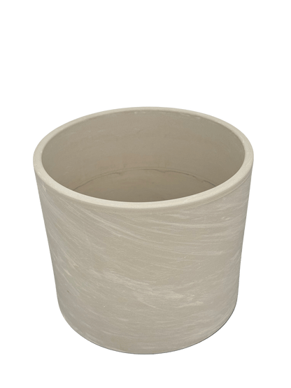 כד טרקוטה אפור קוטר 13 ס״מ - רוטין (ירוק במרפסת לשעבר)