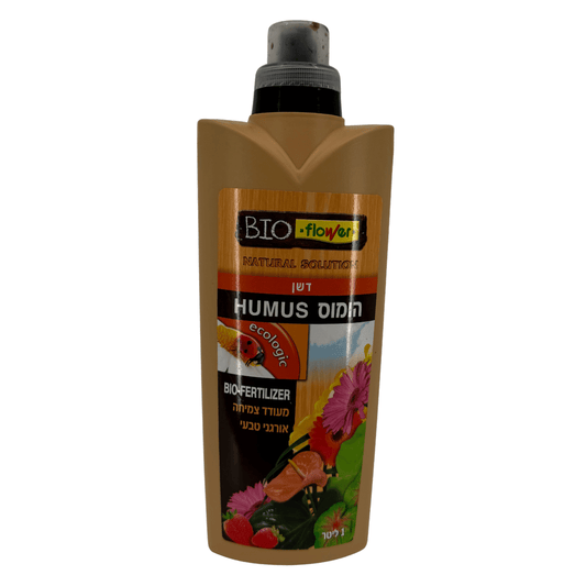 דשן הומוס נוזלי 1 ליטר מעודד צמיחה אורגני וטבעי - רוטין (ירוק במרפסת לשעבר)