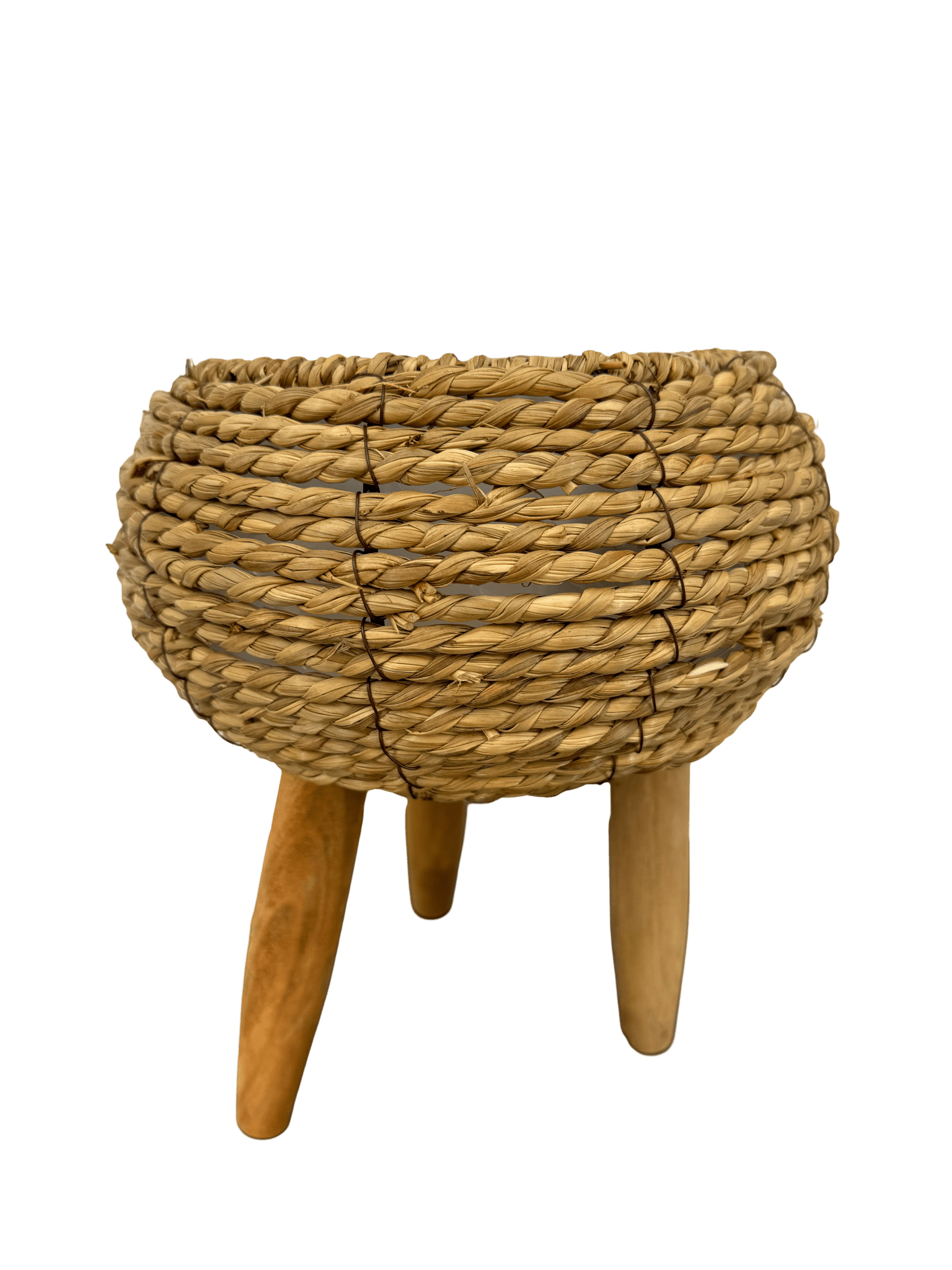 עציץ קש קוטר 17 ס״מ - רוטין (ירוק במרפסת לשעבר)